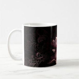 Taza De Café Hermosa flor peony