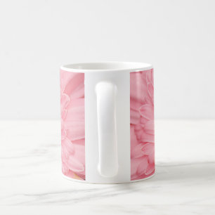 Taza De Café Hermosa flor rosa zinnia