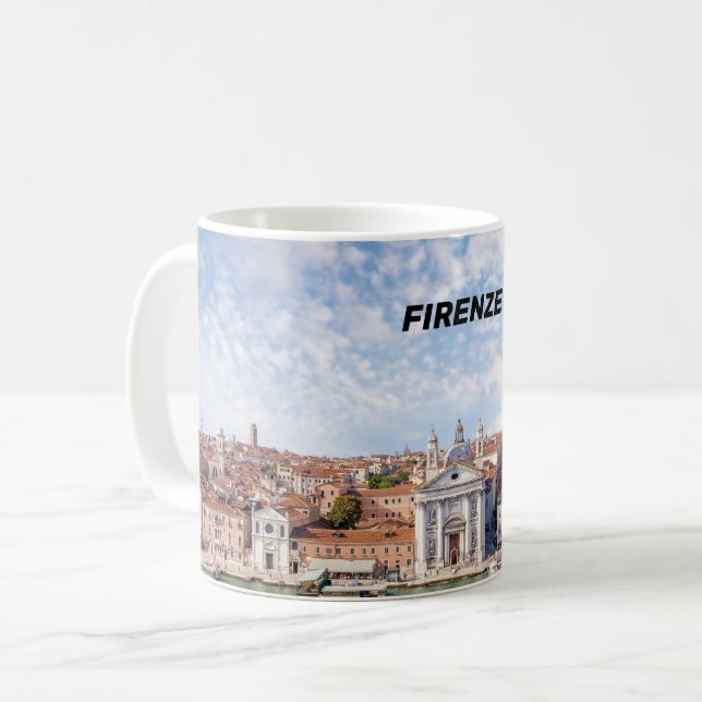 Taza De Café Hermosa Florencia - Italia (Anverso izquierdo)
