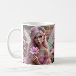Taza De Café Hermosa hada de octubre en Cosmos