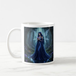 Taza De Café Hermosa hada de zafiro de septiembre