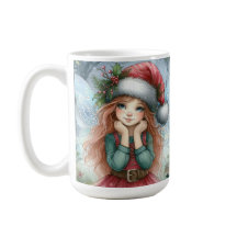 Hermosa Hada Feliz Navidad