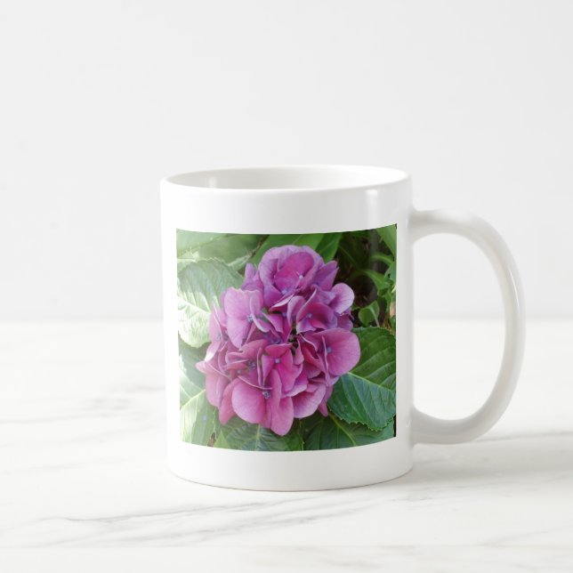 Taza De Café Hermosa Hydrangea (Derecha)
