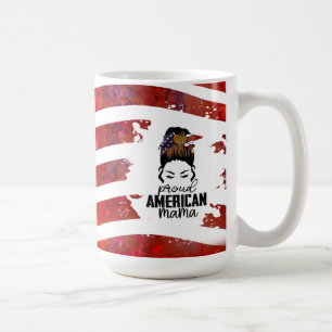Taza De Café Hermosa mamá norteamericana