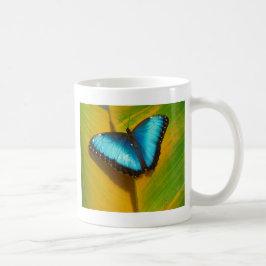 Taza De Café Hermosa Mariposa Irisada