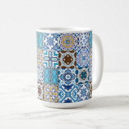 Taza De Café 🤩 Hermosa mezcla de Azulejos