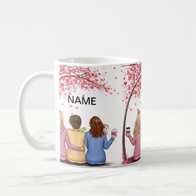 Taza De Café Hermosa Mug (Izquierda)