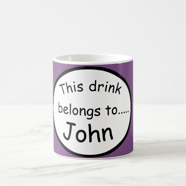 Taza De Café Hermosa Mug - Esta bebida pertenece a..... (Centro)
