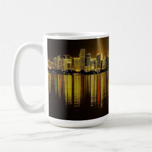 Taza De Café Hermosa panorámica Miami Skyline