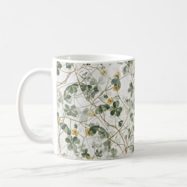 Taza De Café Hermosa planta de flores  (Izquierda)