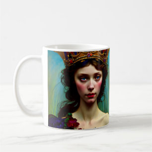 Taza De Café Hermosa princesa de fantasía Mug