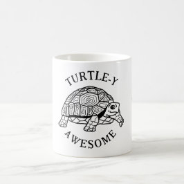 Taza De Café Hermosa tortuga. Increíble tortuga. Tu nombre