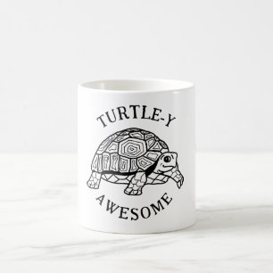Taza De Café Hermosa tortuga. Increíble tortuga. Tu nombre