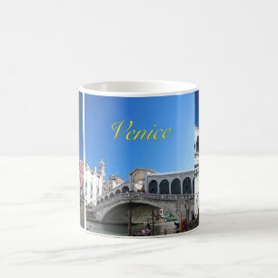 Taza De Café Hermosa Venecia, puente Rialto