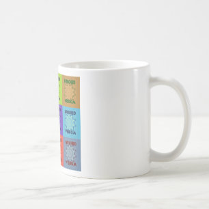 Taza De Café Hermosa y colorida maravilla de la sabiduría enriq