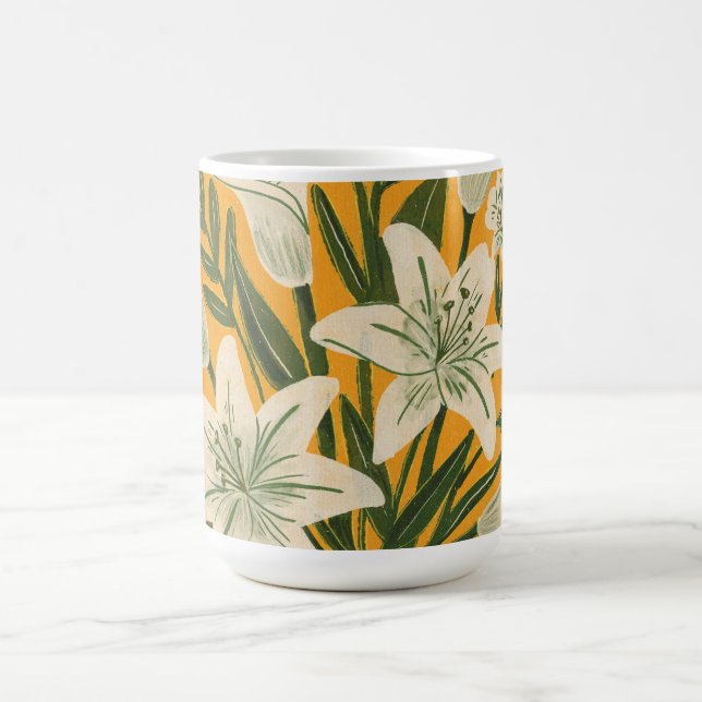 Taza De Café Hermosas Flores (Centro)