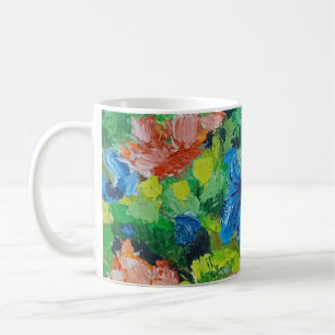 Taza De Café Hermosas flores Bellas Artes