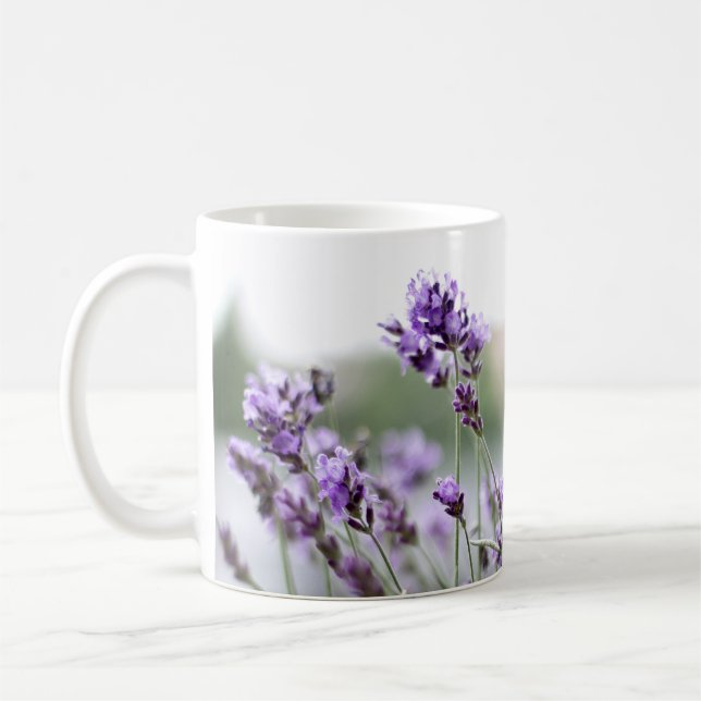 Taza De Café Hermosas flores de primavera Personalizado - Lavan (Izquierda)