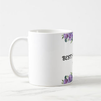 Taza De Café Hermosas flores moradas Mug para mamá