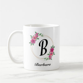 Taza De Café Hermosas flores románticas de primavera coloridas