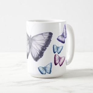 Taza De Café Hermosas mariposas
