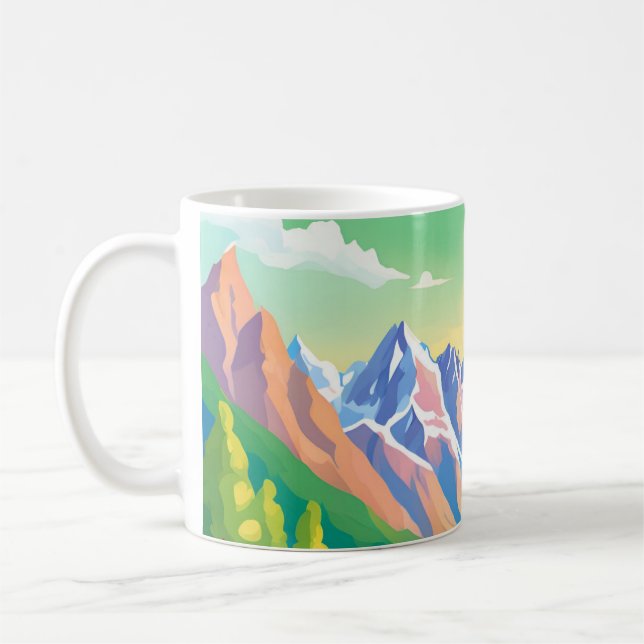 Taza De Café Hermosas montañas (Izquierda)