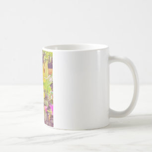Taza De Café Hermosas orquídeas amarillas de otoño