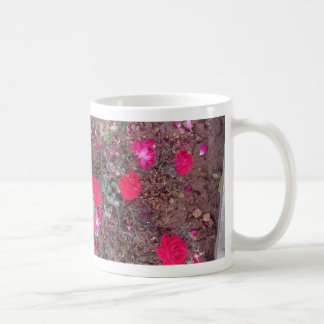 Taza De Café Hermosas rosas rojas en flor