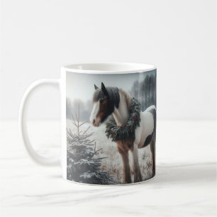 Taza De Café Hermoso amor animal ecuestre de caballo marrón