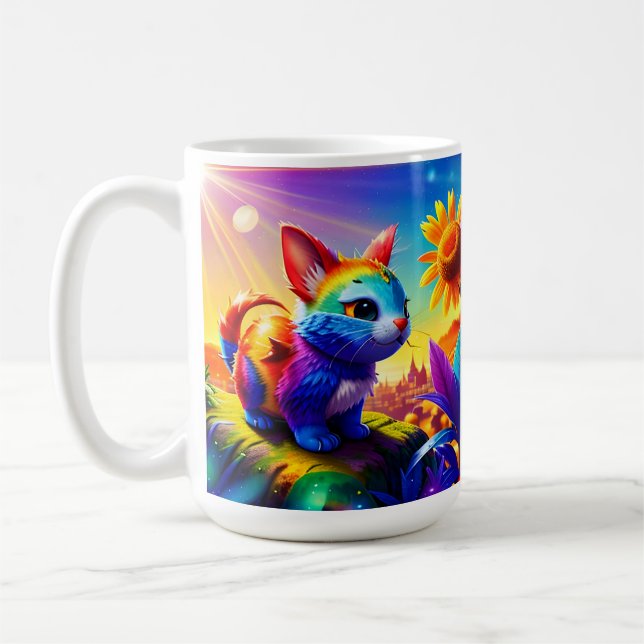 Taza De Café Hermoso animal tres (Izquierda)