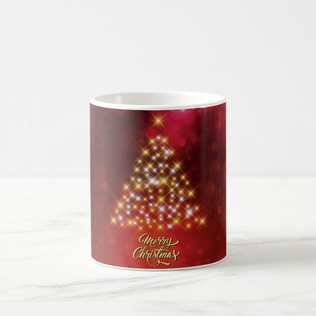 Taza De Café Hermoso árbol de Navidad (Centro)