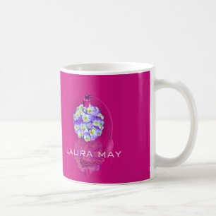 Taza De Café Hermoso Atomizador Pansy