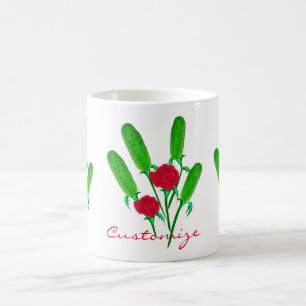 Taza De Café Hermoso Bouquet de pastas con Rosas Thunder_Cove