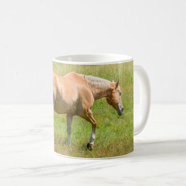 Taza De Café Hermoso caballo palomino (Anverso derecho)