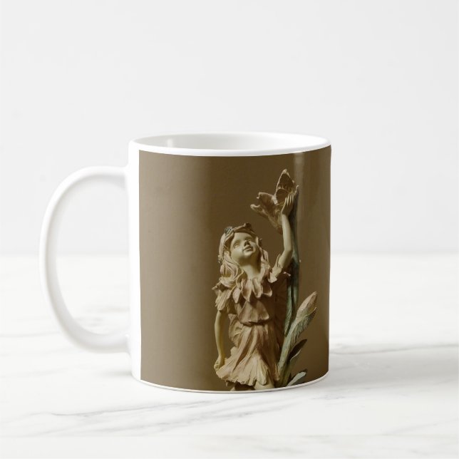 Taza De Café Hermoso café Ángel Mug (Izquierda)