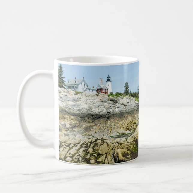 Taza De Café Hermoso café clásico de la costa de Maine (Izquierda)