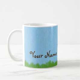 Taza De Café Hermoso caniche marrón