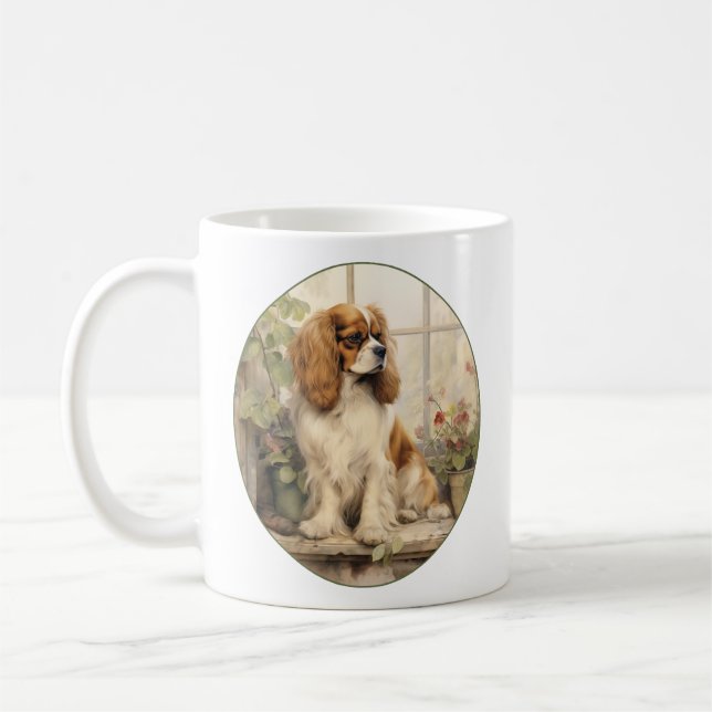 Taza De Café Hermoso Cavalier Spaniel (Izquierda)