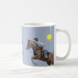 Taza De Café Hermoso Cazador/Jumper Me Encanta Montar Mug