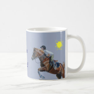 Taza De Café Hermoso Cazador/Jumper Me Encanta Montar Mug