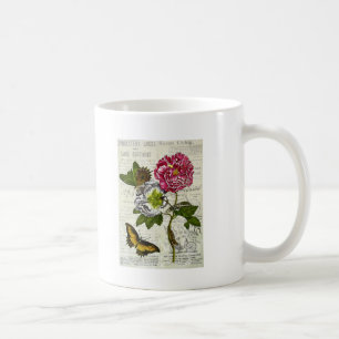 Taza De Café Hermoso collage vintage