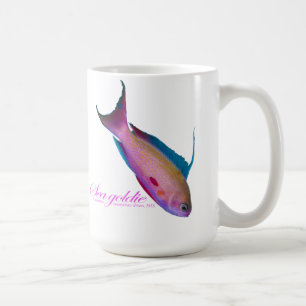 Taza De Café Hermoso colorido nupcial para la dorada del mar