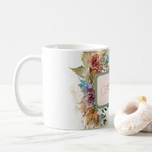 Taza De Café Hermoso Día de la Madre Floral