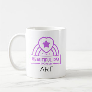 Taza De Café Hermoso Día Para Aprender PROFESOR DE ARTE 