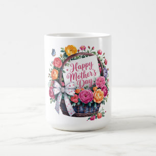 Taza De Café Hermoso Feliz Día de la Madre Mamá
