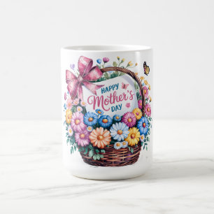 Taza De Café Hermoso Feliz Día de la Madre Mamá