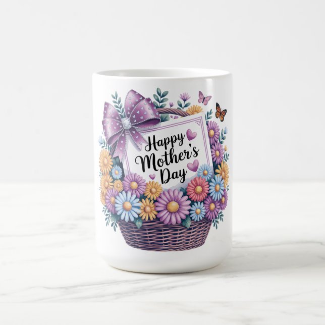 Taza De Café Hermoso Feliz Día de la Madre Mamá (Centro)