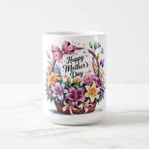 Taza De Café Hermoso Feliz Día de la Madre Mamá