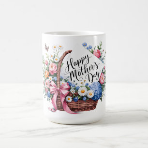 Taza De Café Hermoso Feliz Día de las Madres Mamá