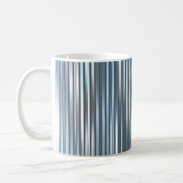 Taza De Café Hermoso fondo azul vertical abstracto con l (Izquierda)